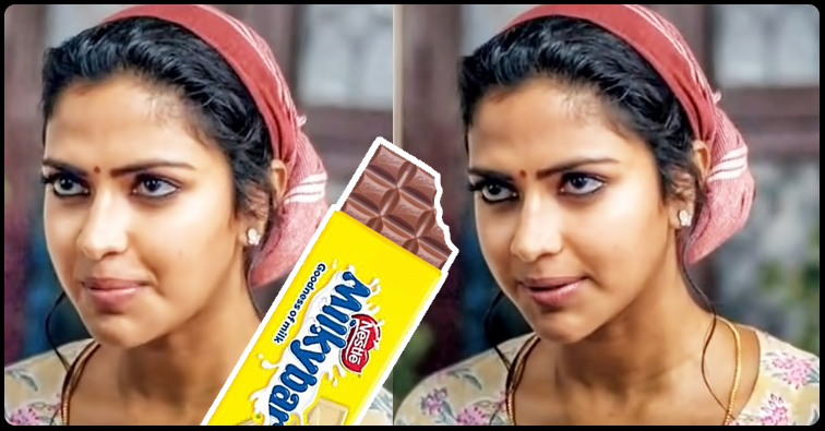 டூ பீஸ் உடையில் அமலாபால் ஹாட் போஸ்..! - பீஸ் பீசான ரசிகர்கள்..!